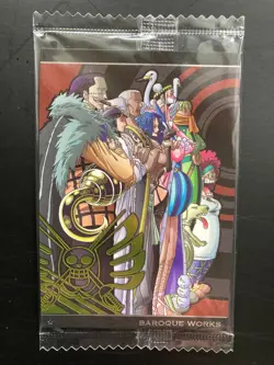 BAROQUE WORKS ONE PIECE Wafer Card TCG NO.9-21 Japanese Anime BANDAI Oda CCG - Image 1