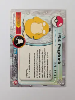 Psyduck #54 Topps TV Animation Edition Blue Label Pokemon Card - Image 2