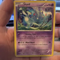 Pokemon TCG Azelf XY142 XY Black Star Promo Cosmos Holo Card NM #XY142 - Image 1