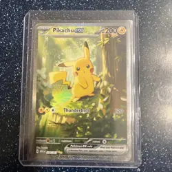 Pikachu ex 276/217 ASC Chase Card Stellar Tera SIR Holo Pikachu 200 HP NM - Image 1