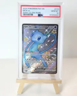 Mew ex 216/091 Pokemon TCG Paldean Fates Shiny Holo Ultra Rare PSA 10 - Image 1