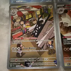 Pokemon TCGIR/SIR Card Lot Garganacl Archaludon Cetitan Probopass Full Art NM - Image 3