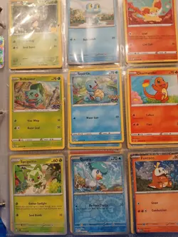 Pokemon Card Lot Mostly Full Binder Energy Cards Shinx Duplicates - Image 2