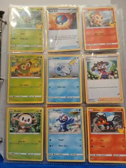Pokemon Card Lot Mostly Full Binder Energy Cards Shinx Duplicates - Image 3