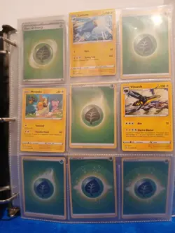 Pokemon Card Lot Mostly Full Binder Energy Cards Shinx Duplicates - Image 5