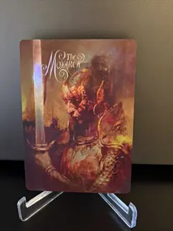 Nils Hamm Magic The Gathering Full Art Foil The Monarch Token Kickstarter - Image 1