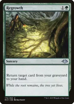Regrowth 175 Uncommon Modern Horizons Magic: The Gathering Near Mint - Image 1