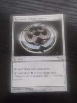 Talisman of Dominance Mirrodin MTG Regular Near Mint - Image 1