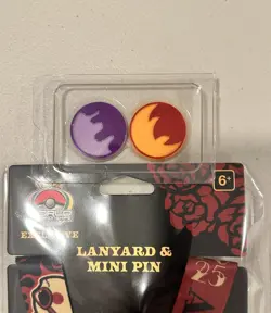 Pokemon World Championships 2025 Pikachu Lanyard Rockabilly / Sleeves / Pin - Image 3