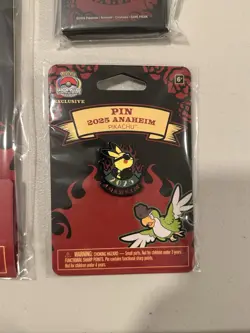Pokemon World Championships 2025 Pikachu Lanyard Rockabilly / Sleeves / Pin - Image 4