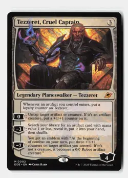 Tezzeret, Cruel Captain 2 Mythic Edge of Eternities Magic: The Gathering NM - Image 1