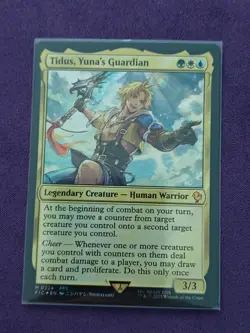 Tidus, Yuna's Guardian (Surge Foil) [FIC - 224] - NM [Foil] TCG MTG - Image 1