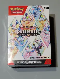 Pokemon TCG Prismatic Evolutions Booster Bundle 6 Packs English - Image 1