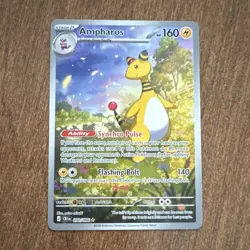 Pokemon Company Ampharos 090/086 Crown Zenith Holo Rare English 2023 160 HP - Image 1