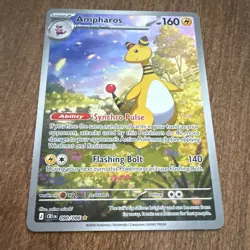 Pokemon Company Ampharos 090/086 Crown Zenith Holo Rare English 2023 160 HP - Image 2