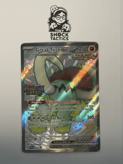 Pokemon Great Tusk ex Ancient 072 SV Promo Paldean Fates Expansion Stamp NM - Image 1
