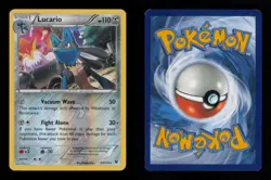REVERSE HOLO LUCARIO RARE HOLO 63/124 LP POKEMON - Image 3