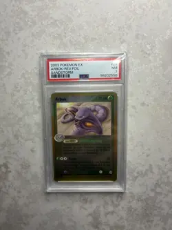 2003 POKEMON EX SANDSTORM #29 ARBOK-REVERSE FOIL PSA 7 - Image 1