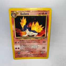Quilava 46/111 Uncommon Neo Genesis Pokemon Unlimited Moderately Played - Image 1