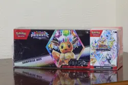 Sealed Prismatic Evolutions Sam’s Club Surprise Box/Booster Bundle Pokemon TCG - Image 1