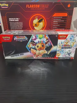 Pokemon Prismatic Evolutions Sam’s Club Exclusive Surprise Box + Booster Bundle - Image 1