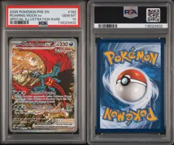 2025 POKEMON PRE EN-PRISMATIC EVOLUTIONS SIR ROARING MOON EX 162 PSA 10 GEM MT - Image 3