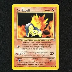 Cyndaquil 56/111 Common Unlimited | Neo Genesis 2000 | Pokemon TCG Vintage | LP - Image 1
