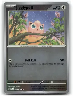 Jigglypuff 076/094 Common Phantasmal Flames Pokemon Reverse Holo NM/M - Image 1