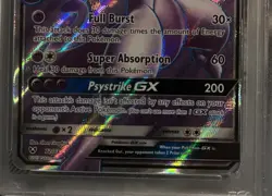 2017 Pokemon Sun & Moon FA/Mewtwo GX Shining Legends #72 Mint 9 Graded - Image 2