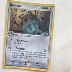 Pokemon Noctowl Reverse Holo Unseen Forces Uncommon 43/115 Stage 1 70 HP 2005 - Image 1