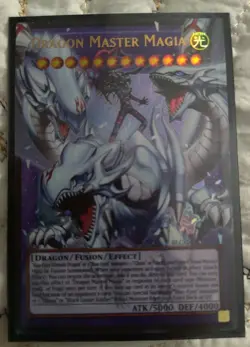 YUGIOH DRAGON MASTER MAGIA 1ST EDITION BLGG-EN137 EXTENDED ART ULTA RARE - Image 1