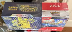 Pokemon Surging Sparks Elite Trainer Box Booster Bundle COSTCO 2-PACK SEALED - Image 2