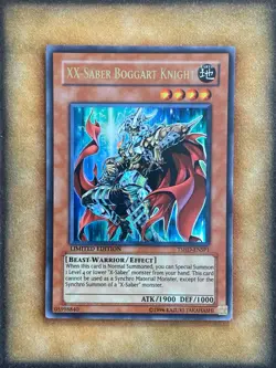 Yugioh XX-Saber Boggart Knight TSHD-ENSP1 Ultra Rare Limited Edition LP - Image 1