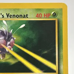 Sabrina's Venonat 96/132 Pokemon Card Gym Heroes Common LP Unlimited 2000 - Image 3