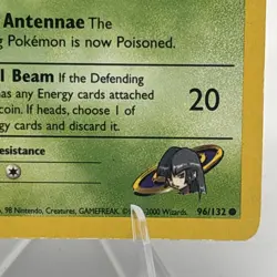 Sabrina's Venonat 96/132 Pokemon Card Gym Heroes Common LP Unlimited 2000 - Image 5