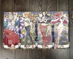 O-P OPCG TCG CCG Table Playmat Yamato Nami Uta Trading Card Game Mat Free Bag - Image 1