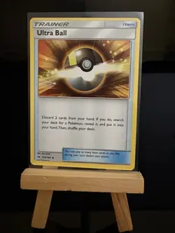 Ultra Ball 135/149 SM Base Set Regular - Non Holo Trainer - Pokemon TCG Card - Image 1