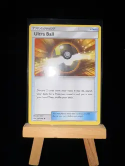 Ultra Ball 135/149 SM Base Set Regular - Non Holo Trainer - Pokemon TCG Card - Image 3