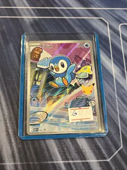 Pokemon Piplup 042 - First Partners Promo - Full Art Holo - Image 1