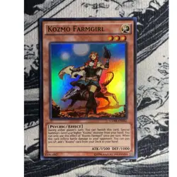 Konami Yu-Gi-Oh! Kozmo Farmgirl CORE-EN082 Clash of Rebellions, Ultra Rare Holo - Image 1