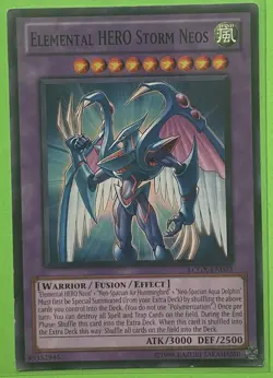 Yugioh! LP Elemental HERO Storm Neos - LCGX-EN073 - Common - Unlimited Edition L - Image 1