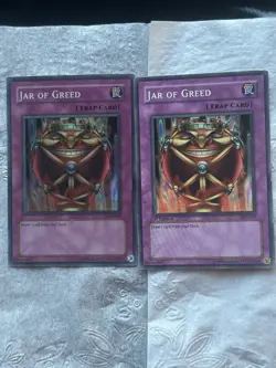 YUGIOH JAR OF GREED LON-047 HOLO & SKE-047 1ST E NEVER PLAY NM ACTUAL PICS - Image 3