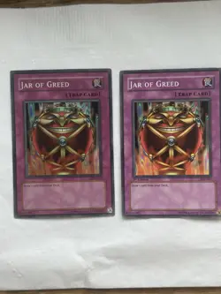 YUGIOH JAR OF GREED LON-047 HOLO & SKE-047 1ST E NEVER PLAY NM ACTUAL PICS - Image 5