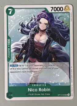 Nico Robin OP13-032 UC One Piece Carrying On His Will Card - Image 1