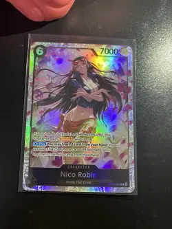 One Piece Nico Robin OP12-087 SR Art Legacy of the Master English Edition - Image 1