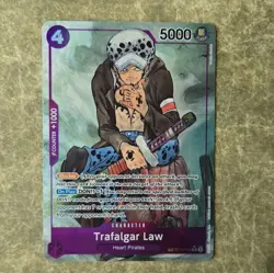 Bandai One Piece Card Game Trafalgar Law ST10-010 Character 5000 Blocker - Image 1