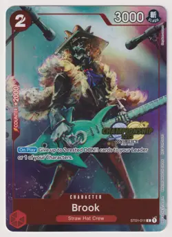 Brook ST01-011 Championship Promo LP One Piece TCG English - Image 1