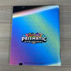 POKEMON TRADING CARD GAME TCG CARD FOLIO FOLDER PRISMATIC EVOLUTIONS STORAGE - Image 3