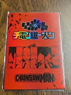 Denji SP SP002 Chainsaw Man First Edition Wave Card Holo Foil Premium Thick - Image 2