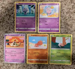 Lot of 7 Asako Ito Pokemon TCG Cards, knit cards wigglytuff - Image 4